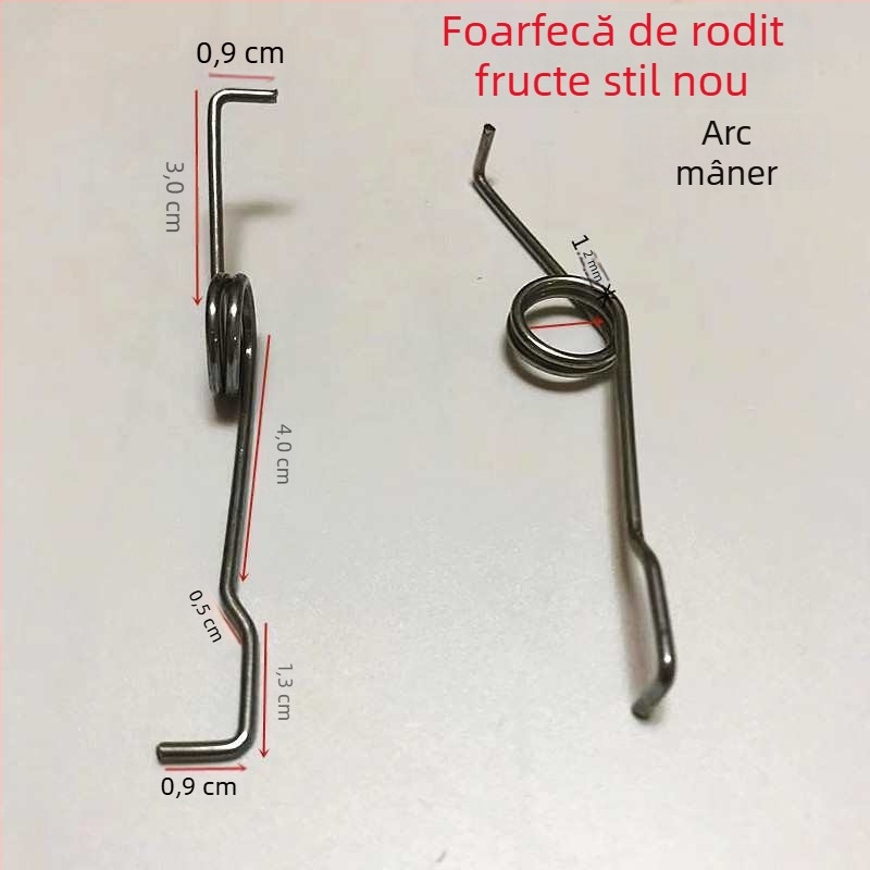 Foarfă de tăiere a ramurilor înalte cu arc — foarfă pentru pomi fructiferi, arc în formă de V, mâner ergonomic
