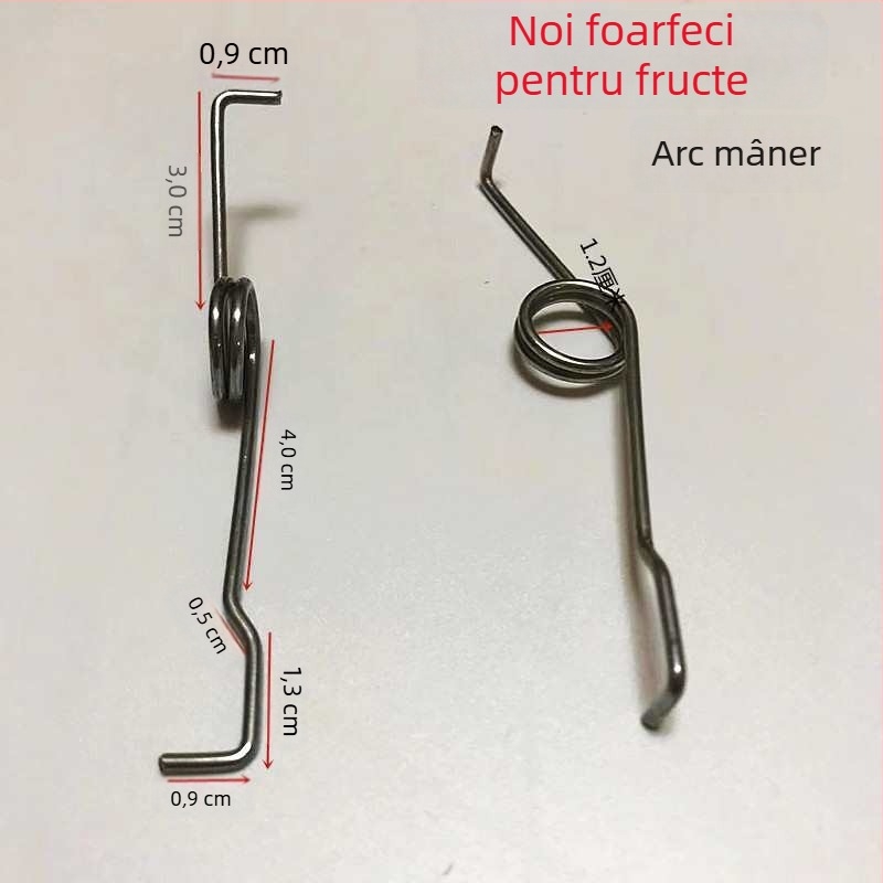 Foarfă de tăiere a ramurilor înalte cu arc — foarfă pentru pomi fructiferi, arc în formă de V, mâner ergonomic