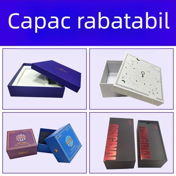Cutie cadou premium pentru mooncake și ceai, cu capac Cerului și Pământului