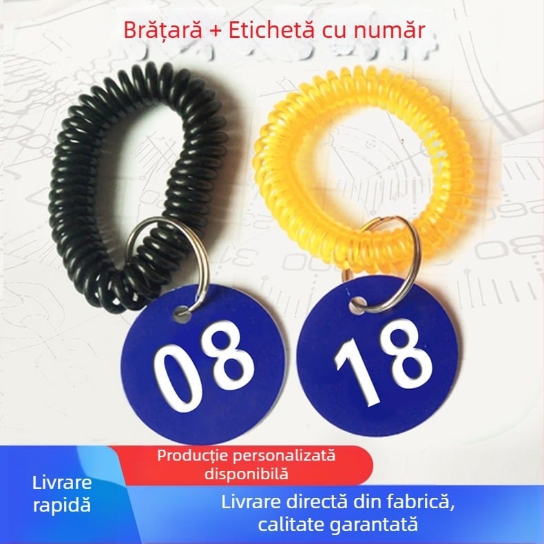 Set etichete UV imprimate pentru dulapuri: etichetă cu număr, etichetă digitală, etichetă pentru depozitare chei, etichetă baie/saună