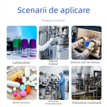 Mănuși din nitril, rezistente la substanțe chimice, ulei, coroziune și la acizi și baze