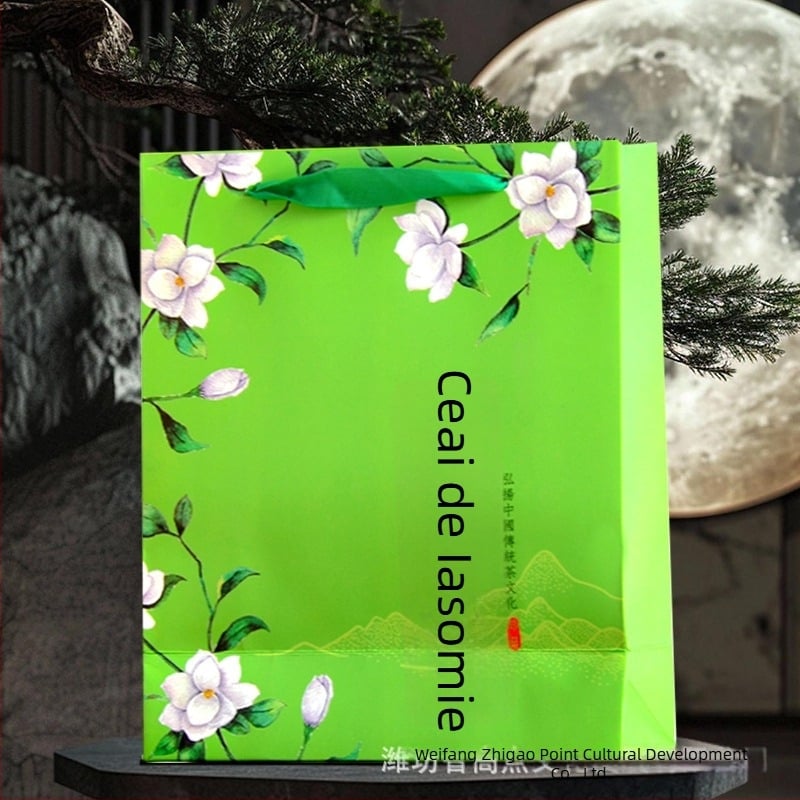 Sac de ceai din hârtie, 500 g, stil chinezesc, imprimare offset