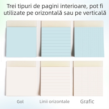 Maihe Taco Taco note adezive 3-în-1 pentru elevi, 60 de pagini
