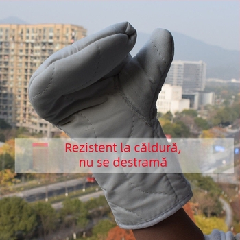 Mănuși pentru cuptor cu microunde rezistente la temperaturi înalte, lungi, izolate, pentru coacere și abur, utilizare industrială
