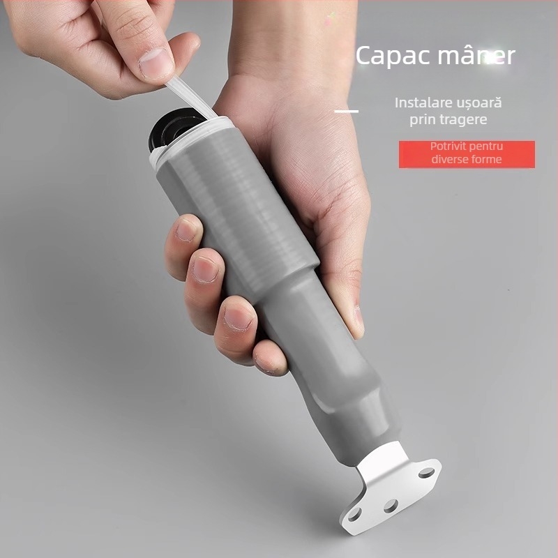 Husă din silicon rezistentă la temperaturi pentru mânerul de wok și oale, potrivită pentru spatulă și lingură
