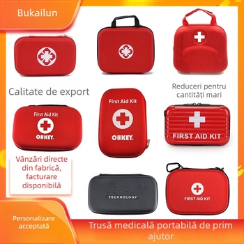 Kit medical EVA pentru prevenirea epidemiilor, trusă de prim ajutor pentru familie, geantă portabilă pentru mașină și călătorii, cutie portabilă de depozitare medicală