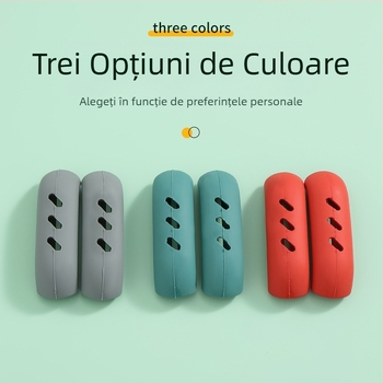 Mănuși din silicon pentru mânerul oalelor, rezistente la temperaturi înalte, colorate, design minimalist, priză izolată pentru vase, oale și aburi