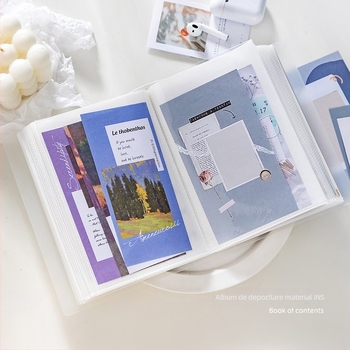 Album Polaroid din PP mat, stil Ins minimalist, capacitate mare, buzunare pentru depozitare, mai multe dimensiuni