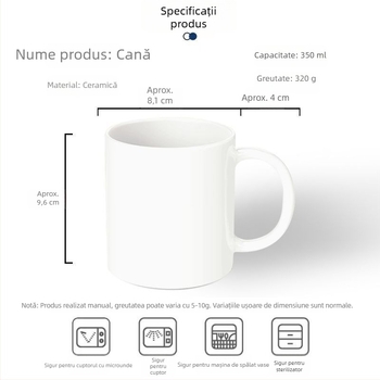 Cană ceramică pentru lapte Arknights, desen animat, drăguț stil de elev