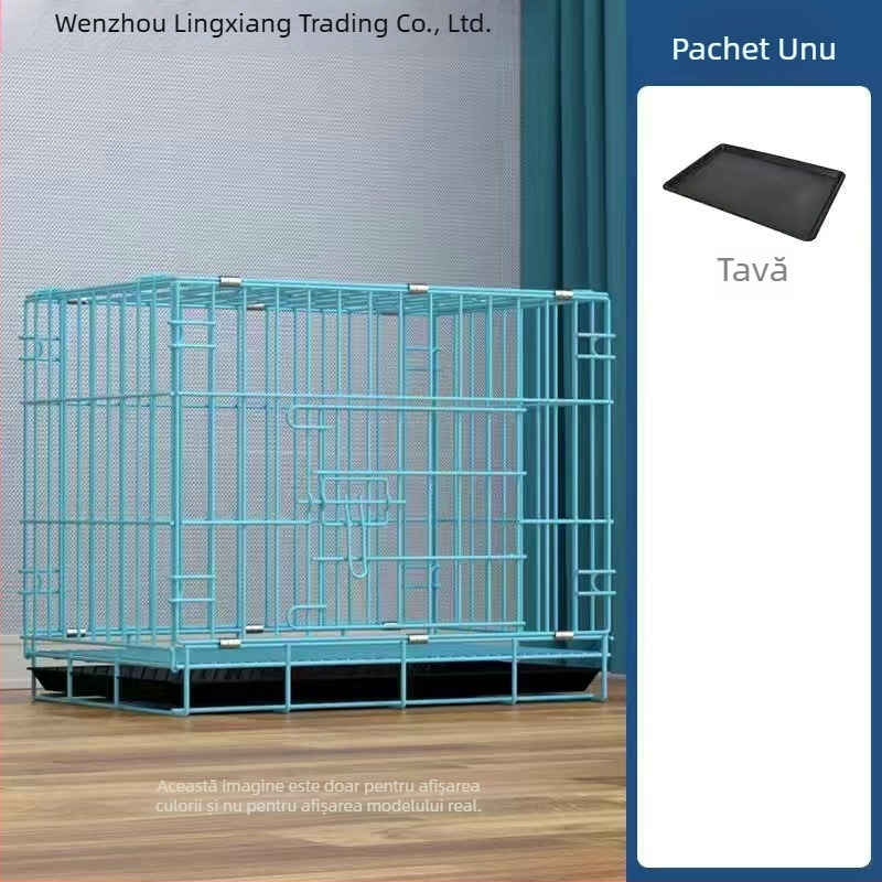 Cușcă pentru animale de companie mici: câini, pisici, iepuri și găini, utilizare în interior, toaletă încorporată, construcție îngroșată și robustă