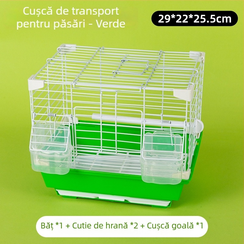 Cușcă portabilă pentru păsări mici – utilizare casnică