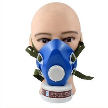 Kunyu mască de gaz din cauciuc cu filtru unic, protecție pentru gaze organice și vapori, economică