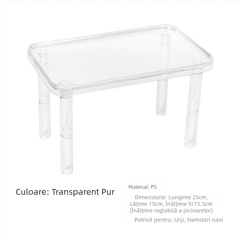 Platforme pentru hamster, scări și cușcă cu două etaje, accesorii anti-rodaj, jucării și decor scenic