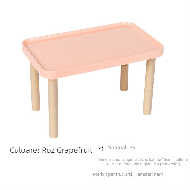 Platforme pentru hamster, scări și cușcă cu două etaje, accesorii anti-rodaj, jucării și decor scenic
