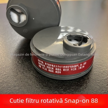 Cutie de filtrare Snap-On circulară pentru mască de gaz, accesorii, cărbune activ, pentru vopsire și industrie chimică