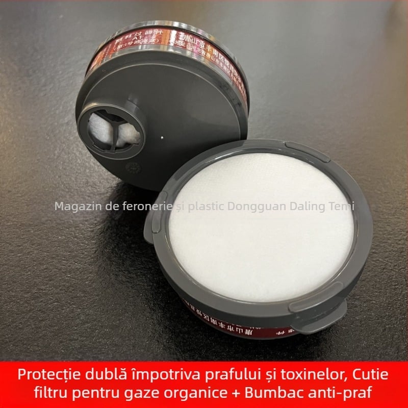 Cutie de filtrare Snap-On circulară pentru mască de gaz, accesorii, cărbune activ, pentru vopsire și industrie chimică