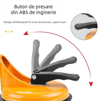 Ventuză din aliaj de aluminiu pentru sarcini grele, manipulare și ridicare plăci ceramice și sticlă, montaj plăcilor de podea