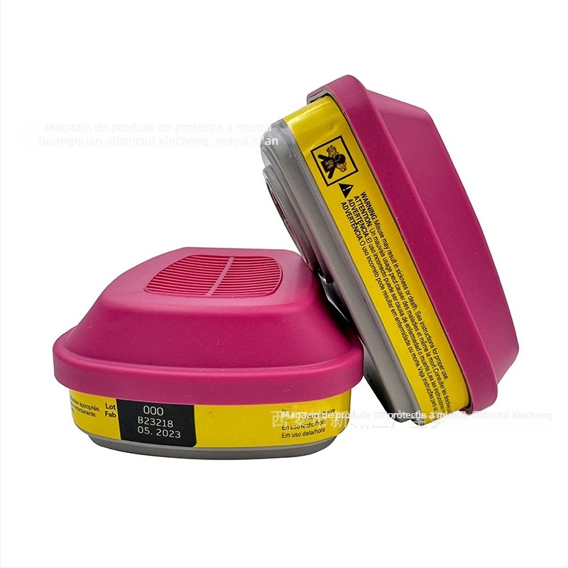 Filtru pentru vapori organici pentru gaze toxice: clor, dioxid de sulf, sulfu de hidrogen, amoniac și formaldehidă