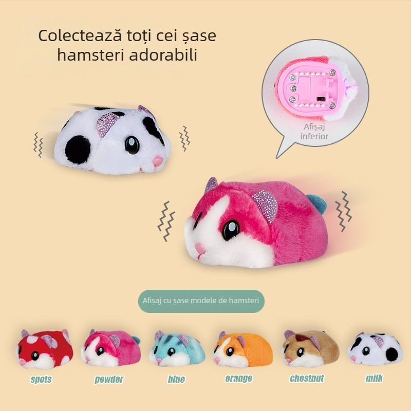 Casă pentru hamster pentru fete, jucărie interactivă de dezvoltare pentru copii 2–4 ani, DIY