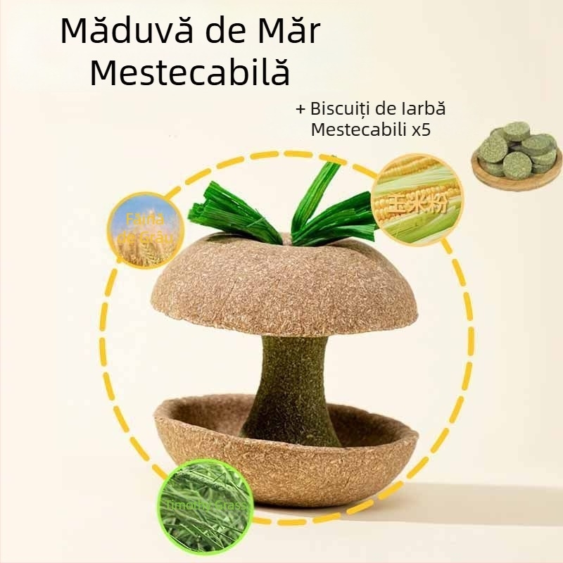 Bețișor de mestecat cu miez de măr pentru hamster – gustare și jucărie durabilă pentru animale de companie mici