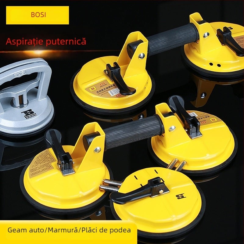 Persia Cupă de vid din cauciuc întărit, din aliaj de aluminiu, pentru sticlă și plăci, cu 1, 2 sau 3 gheare