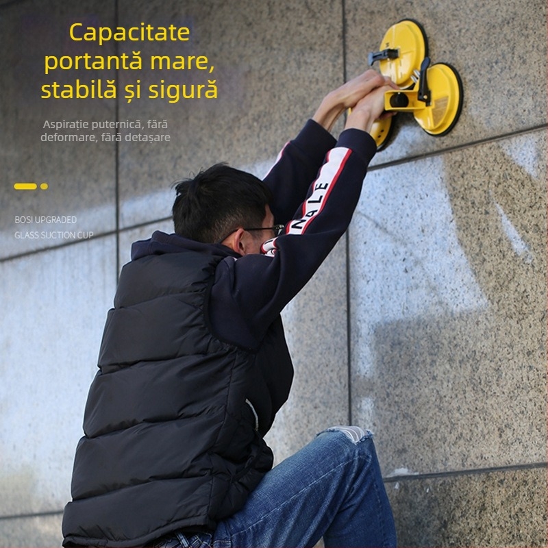 Persia Cupă de vid din cauciuc întărit, din aliaj de aluminiu, pentru sticlă și plăci, cu 1, 2 sau 3 gheare