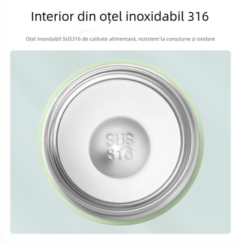 Mini termos din oțel inoxidabil 304, pentru apă, portabil, pentru studenți
