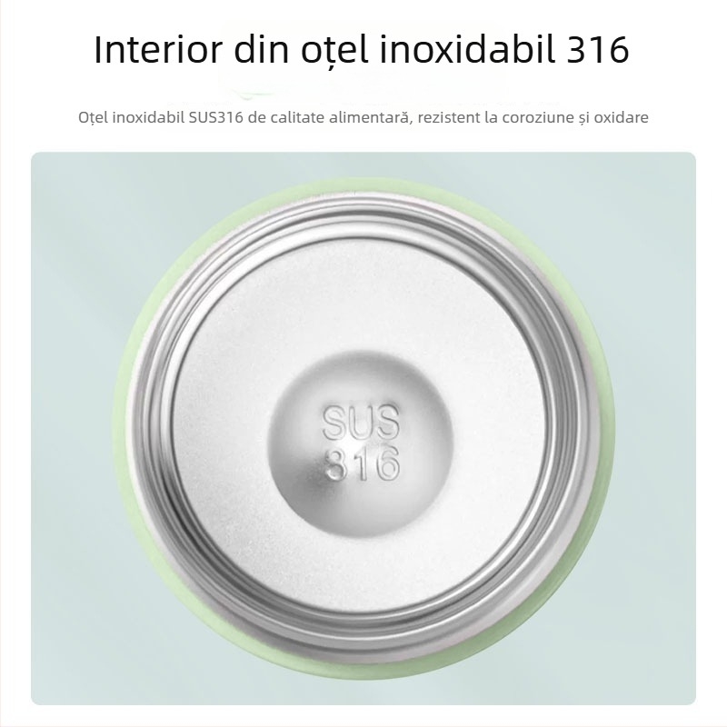 Mini termos din oțel inoxidabil 304, pentru apă, portabil, pentru studenți