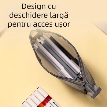 Penar Deli BC347, transparent din plasă, pentru școală și examene