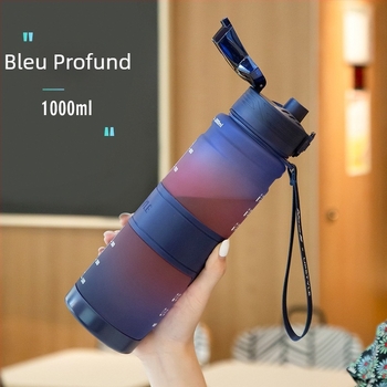 Sticlă de apă sport portabilă din plastic pentru elevi, rezistentă la căderi