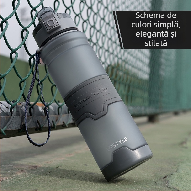 Sticlă de apă sport portabilă din plastic pentru elevi, rezistentă la căderi