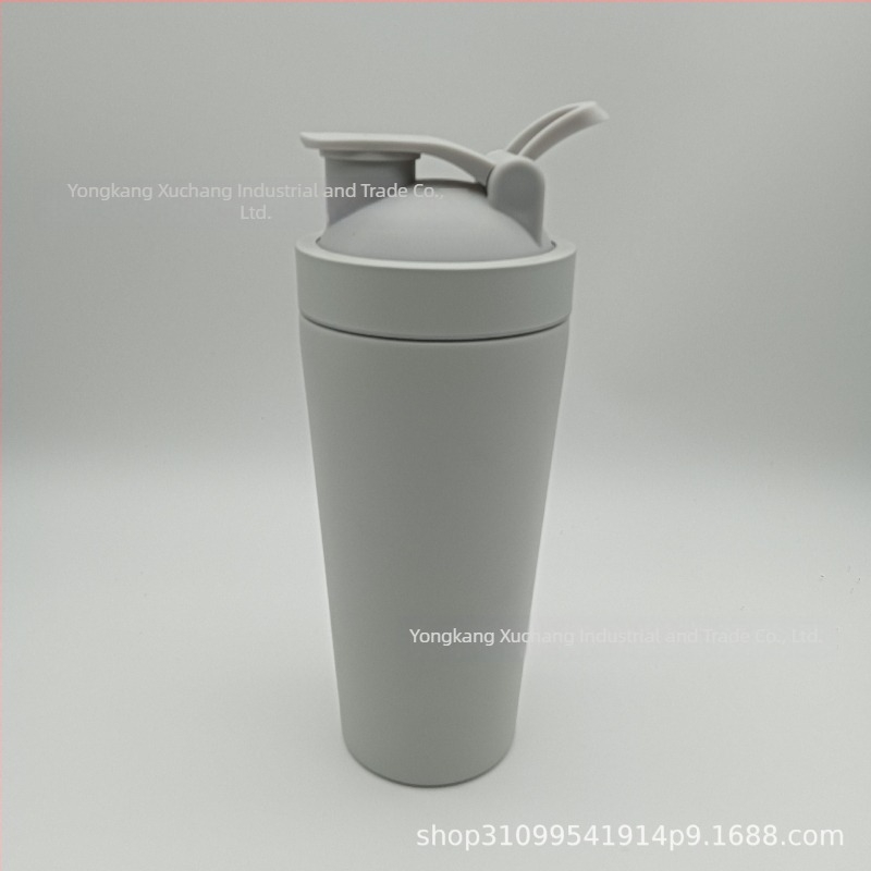 Shaker de proteine pentru fitness în aer liber, din oțel inoxidabil 316, capacitate mare, termos, recipient multifuncțional de amestecare
