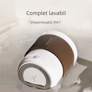 T1 cană ceramică reîncărcabilă pentru cafea, amestecare automată, shaker, capac, birou cadou