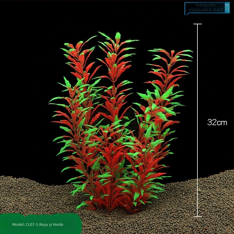 Plante artificiale acvatice pentru acvariu, decor de peisaj CL07-S