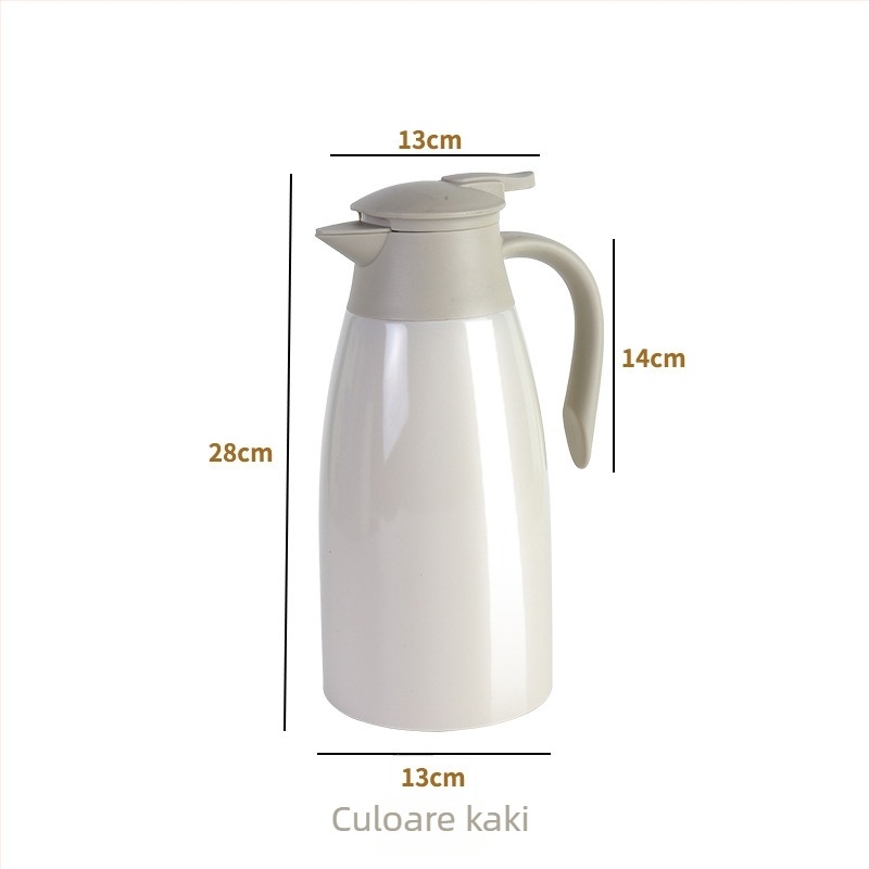 Termos din oțel inoxidabil 304, izolație în vid, pereți dubli, 2 L, pentru uz casnic