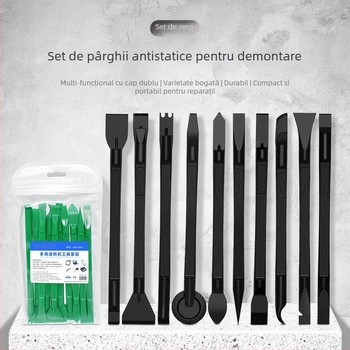 Unealtă plastică antipstatică cu două capete, 10 în 1, pentru repararea telefoanelor mobile