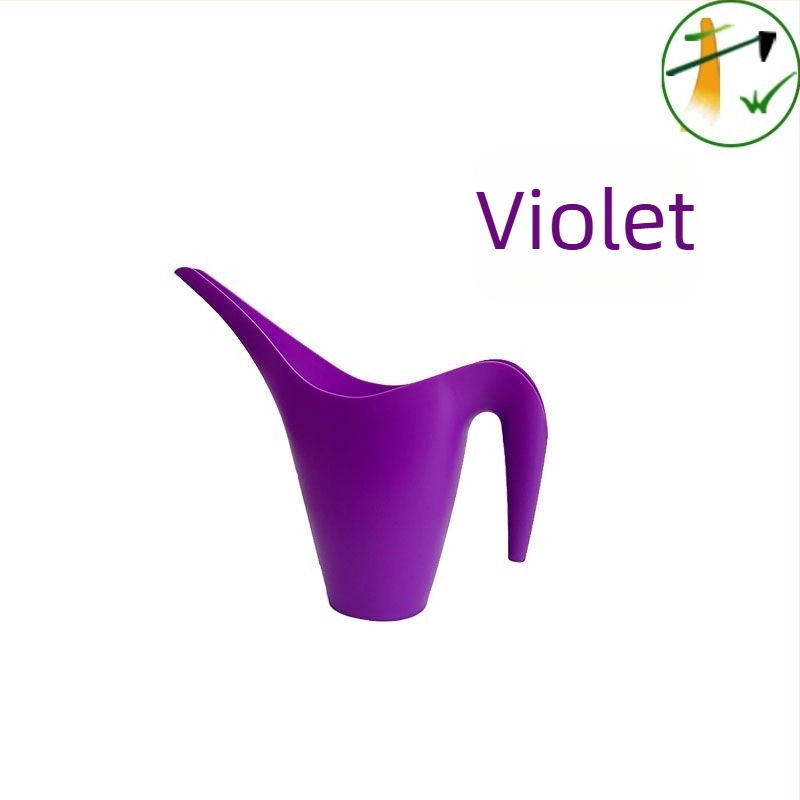 Galeată de udare din plastic, cu cioc lung 1L/1.8L, multicoloră, pentru grădină