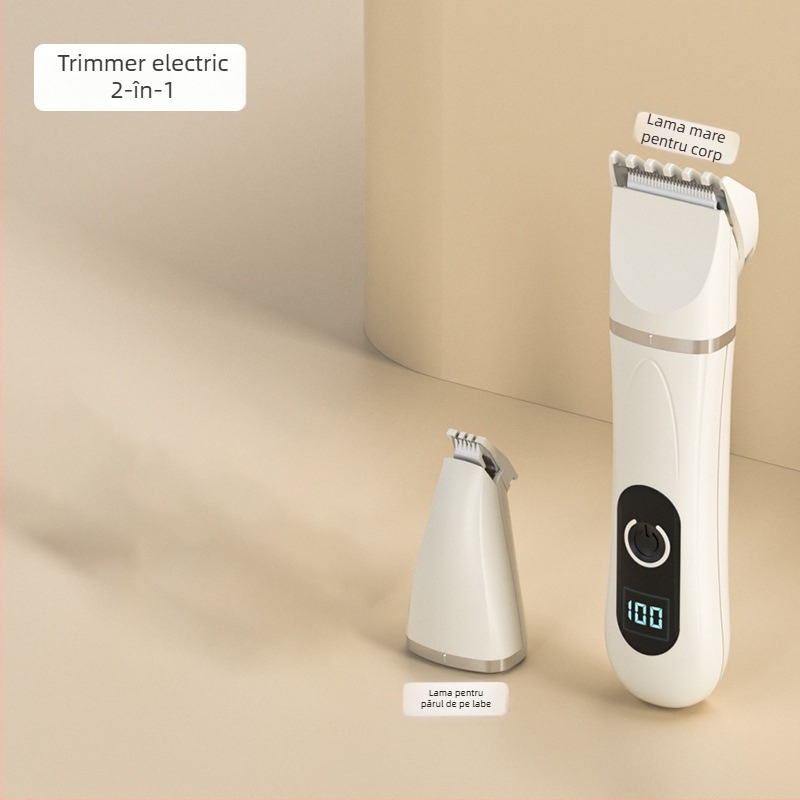 Tunsor electric pentru animale de companie – instrument pentru tăierea labuțelor pisicilor, clipper silențios