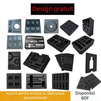 Spumă EVA de înaltă densitate pentru căptușeală, gravată, ignifugă și anti-statică, bandă de spumă amortizantă