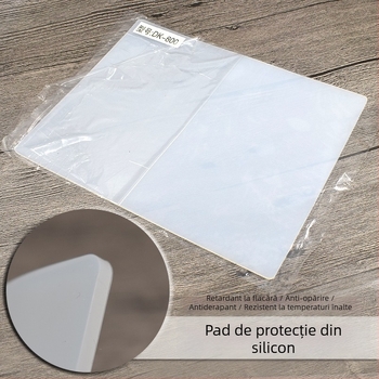 Padă izolatoare din silicon pentru bancă de lucru – Rezistentă la temperaturi înalte, antiarși, plăcuță de masă din silicon (diverse dimensiuni)