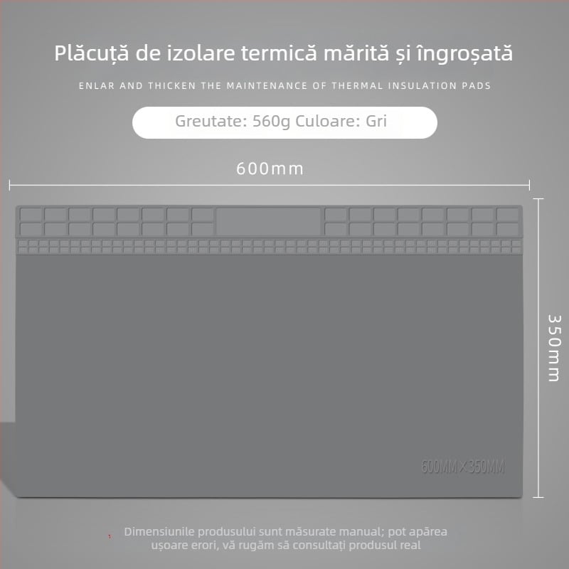 Pad izolator din silicon pentru reparații telefoane mobile – banc de lucru și stație de sudură