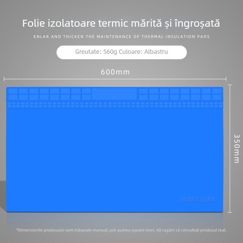 Pad izolator din silicon pentru reparații telefoane mobile – banc de lucru și stație de sudură