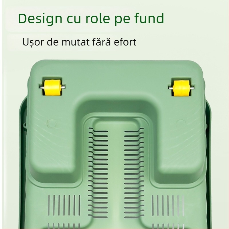 Ghivece din plastic cu design de gard pentru decorul casei, potrivite pentru birou și podea, pentru suculente, grădină de acasă și balcon