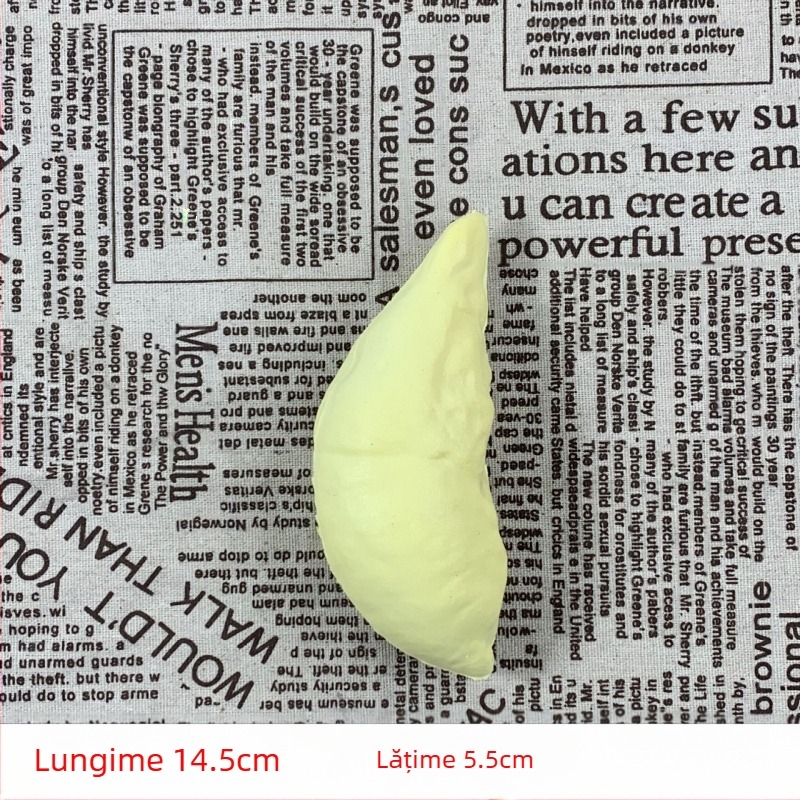 Durian din plastic – fruct imitat pentru decor de vitrină și recuzită foto, jucărie decorativă de fructe.