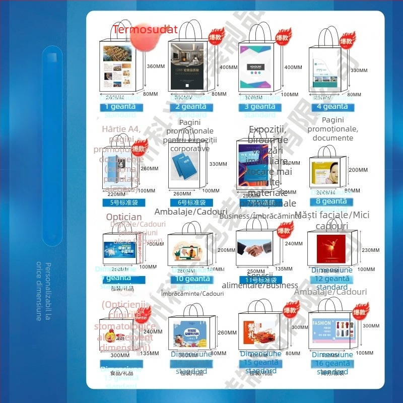 Geantă din carton alb pentru magazinul de îmbrăcăminte, cu logo — geantă cadou de lux, personalizabilă pentru ambalaj de cumpărături pentru femei