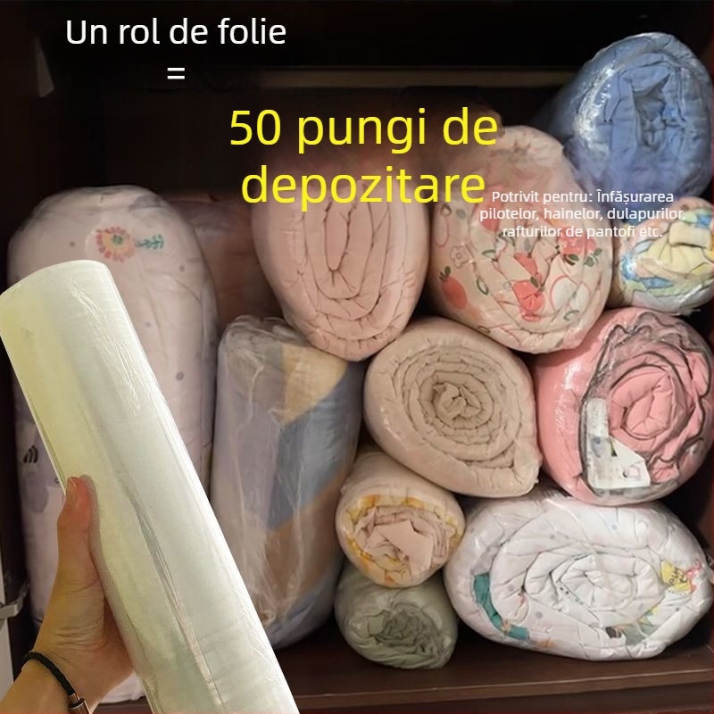 Yishi PE Stretch Film pentru mutare și împachetare – folie de protecție pentru înfășurare