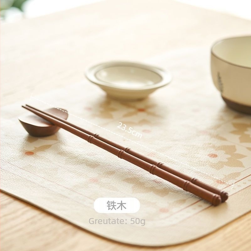 Chopsticks din lemn, design creativ, vârfuri în stil japonez, pentru uz casnic, set cu câte o pereche pentru fiecare persoană