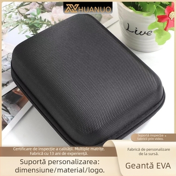 Geantă EVA de stocare digitală pentru căști Bluetooth portabile și baterii, husă rezistentă la șocuri pentru HDD și accesorii de protecție