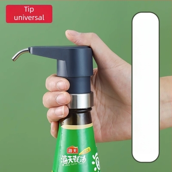 Duză pompă pentru sos de stridii, cap de presare, dimensiune universală a sticlei, compatibil cu sticlele de sos de stridii Haitian și Lee Kum Kee