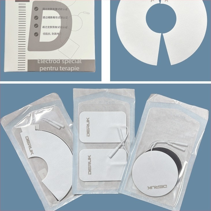 Dispozitiv de fizioterapie cu frecvență medie, electrozi pe plăci, plasturi din material nețesut autoadezivi pentru electroterapie și acupunctură, accesorii universale